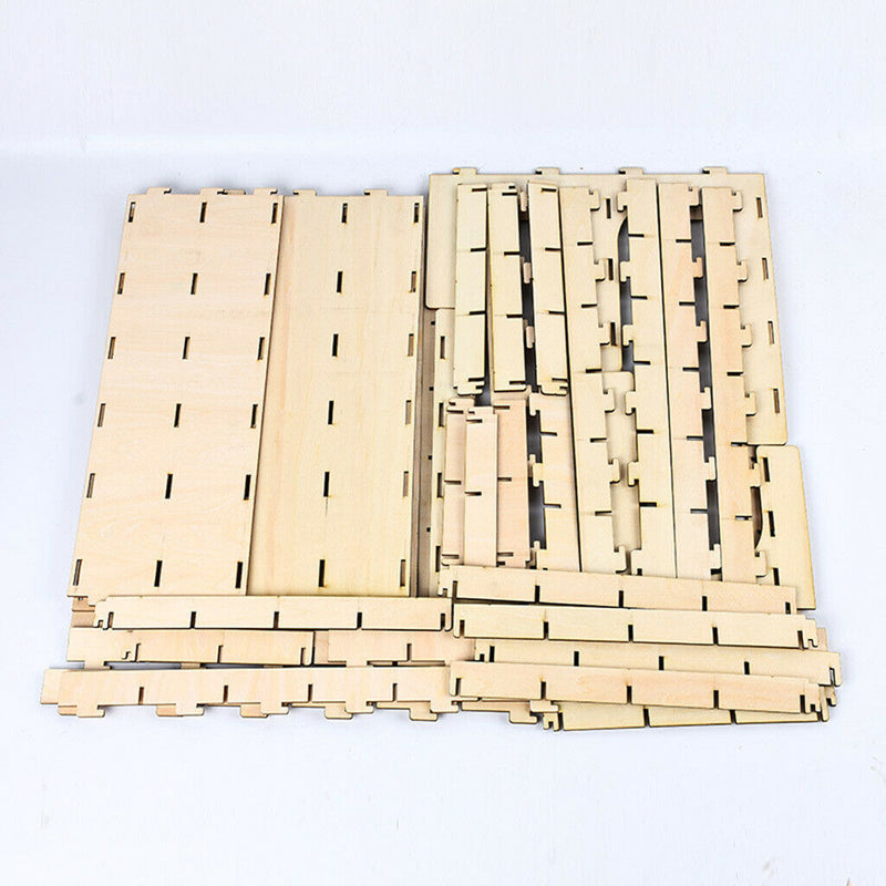 DIY Wooden Paint Rack Ink Storage Organizer 2-layer 12-grid