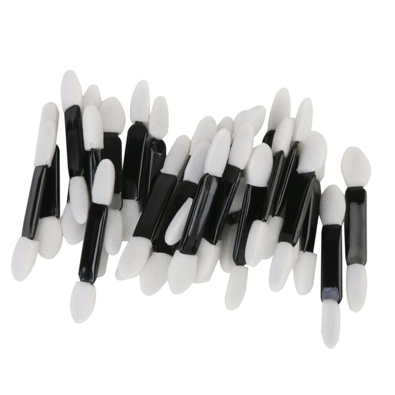 Pack of 50pcs Disposable Double Ended Eye Shadow Sponge Brush EyeShadow