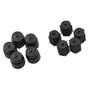 10x AC Charging Port Service Cap R134a 16mm 13mm High Low Side Caps Black