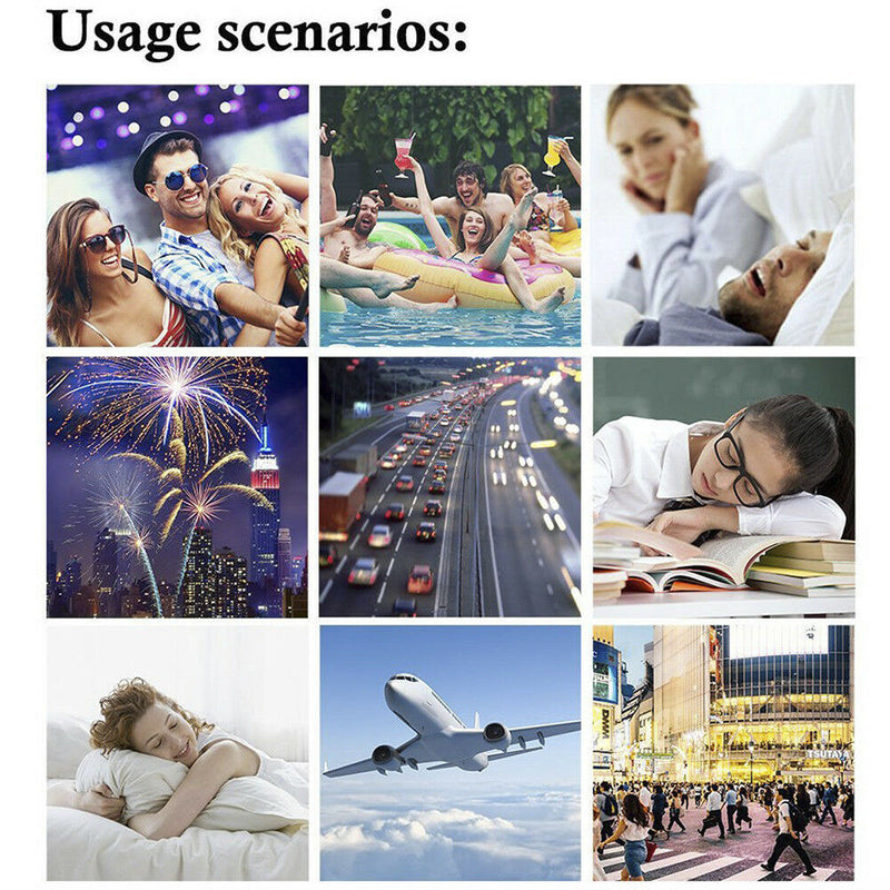 1 Pair Noise Cancelling Reduction Ear Plugs Sleeping Hearing Protection Earplug