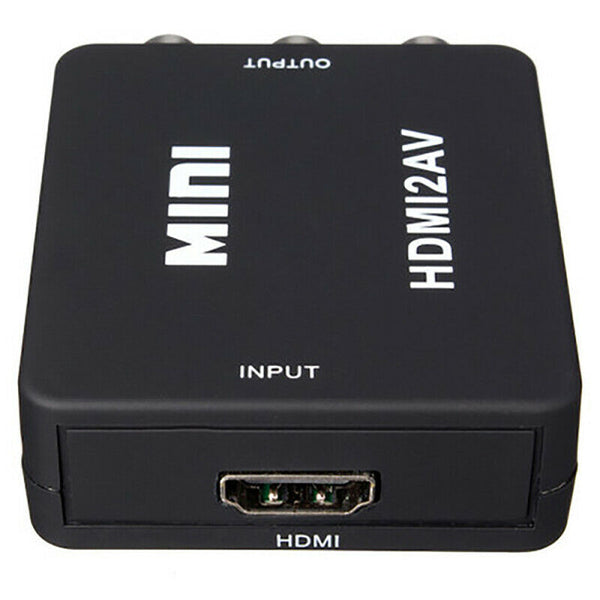 Mini 1080P HDMI to RCA Audio Video AV CVBS Adapter Converter For Smart TV Box TV