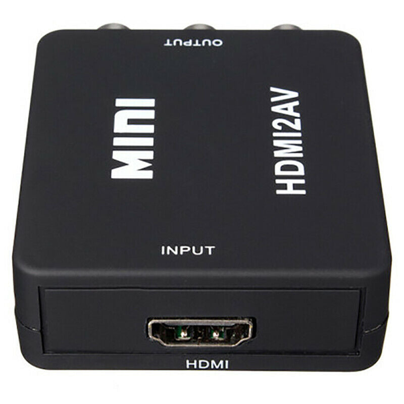 Mini 1080P HDMI to RCA Audio Video AV CVBS Adapter Converter For Smart TV Box TV