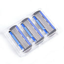 3pcs Men's Face Shaving Razor Shaver Blades Sharpener Razor 6 Layer Good Qual TE