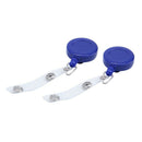 5x Retractable Reel Recoil ID Badge Lanyard Name Tag Key Card Holder Belt C A1O8