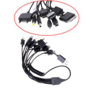 Universal 10 in 1 USB Multi Charger Retractable Phone Cable For Cell Phone  Z