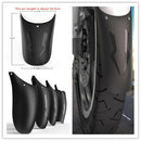 1pc Details about  Universal Motorcycle Mudguard Front Fender Extender Black