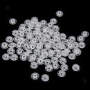 100 Set Plastic White Button Snap Fastener Press Stud Poppers 14.1mm T8