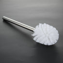Replacement White satin chrome Bathroom Toilet Brush Head Holders 3C