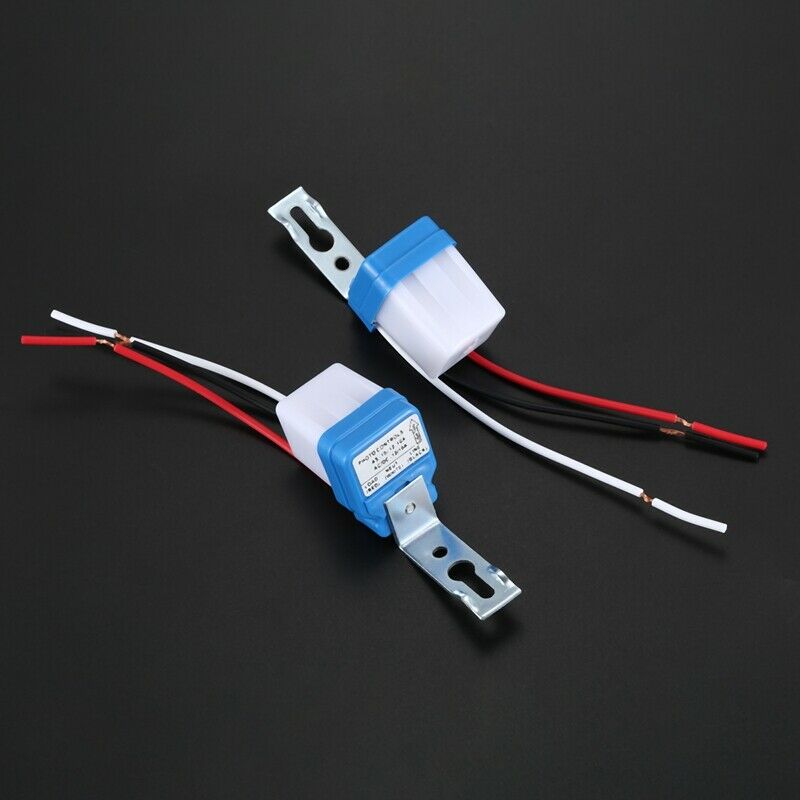 10Pcs Auto On Off Photocell Street Light Photoswitch Sensor Switch AC/DC 12 T3X7