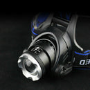 Super Bright P70 LED Headlamp Zoom USB Rechargeable Headlight Torch Fishing Lamp