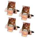 4Pcs/set Iron Locking Folding Table Chair Leg Brackets Hinges for Home Furn