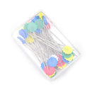 50X seven spelling word flower button head pin quilting tools sewing accessory &