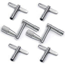 6-Pack Drum Key with Continuous Motion Speed Key Universal Drum Tuning Key