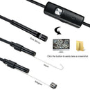 1M Length USB Endoscope Waterproof 7mm 6 LED Camera Inspection for Android OZ