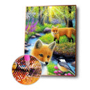 Drawing Art Full Round Drill Animal Fox 5D Kit DIY Diamond Painting (LD481)