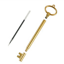 2X Key Shape Gel Pen BallPoint Stationery Black Ink School Office Writing Tool