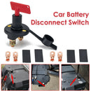 200A Car Boat Battery Disconnect Switch Kill Cut Off Switch + Key + Wire Lug Set