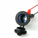 12V Waterproof Motorcross  Blue Lighter Power Plug Outlet Socket