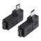 2pcs 90 Degree Micro USB Female to Micro USB Male Adapter Connector