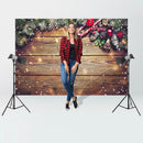 Christmas Theme Photography Backdrop Background Cloth Photographic Props Decor