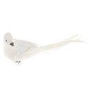 Decorative White Doves Artificial Foam Feather Wedding Deco Pigeon Realistic
