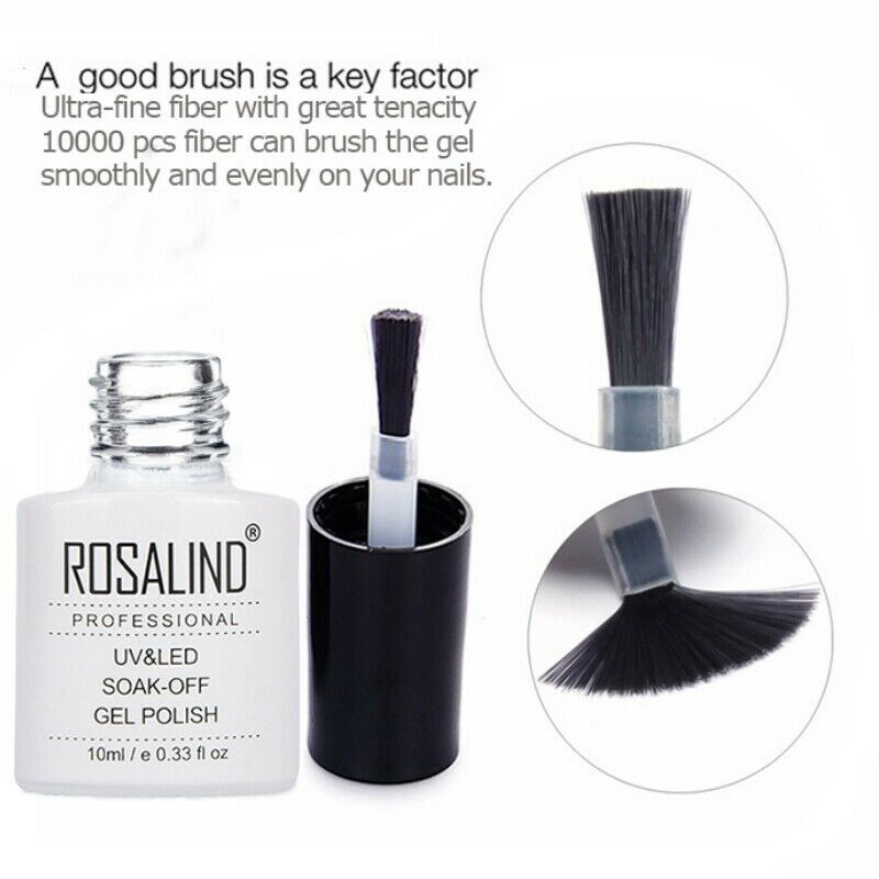 Rosalind Gel 1S 10Ml Titanium Gel Nail Polish For Nail Extension Metallic F Y5K6