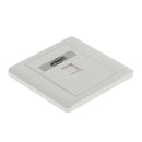 RJ45 RJ11 Face Plate Wall Socket Ethernet Single Gang 1 Port with Keystones