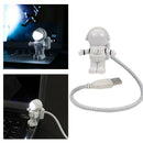Creative 0.5W Astronaut Shaped Night Light USB Eye-caring Reading Lamp Lamp