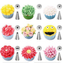 42 PCS Cake Decorating Tips Supplies Kit Frosting Tools Set For Cupcakes C KPF