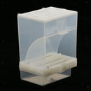 4x No Mess Bird Feeder Parrot Integrated Automatic Feeder for Budgerigar Canary