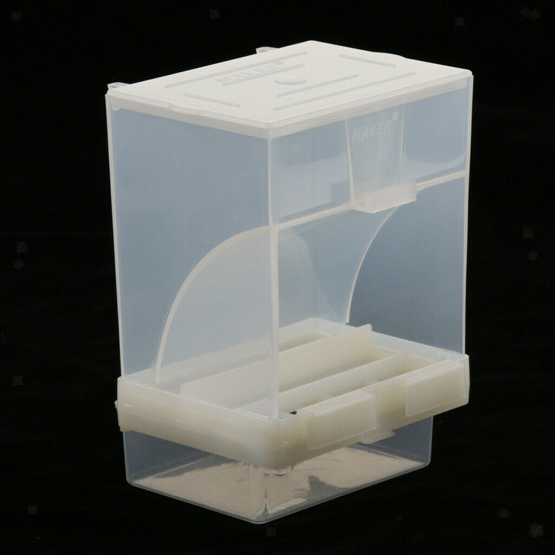 4x No Mess Bird Feeder Parrot Integrated Automatic Feeder for Budgerigar Canary