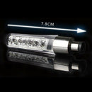 Double-side Cycling Bike Bicycle Tire Blue Led Flash Light Letter Change