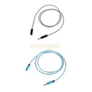 2Pieces Black +Blue 3.5mm M to F Stereo Audio Headphone Extention Cable Cord