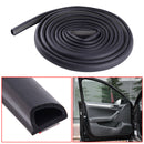 4M 13FT D-shape Universal Car Door Edge Rubber Seal Strip Trim Weatherstrip AU