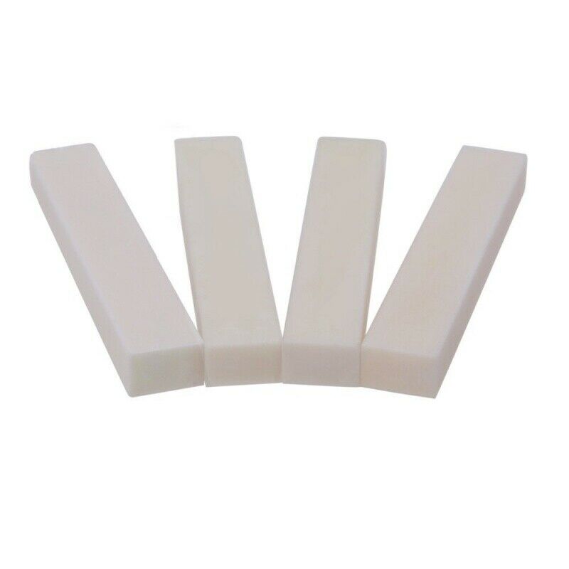4pcs Bone Material DIY unslotted Nut for Guitar Bass String Instrument Acce