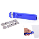 8Pcs/Refills + 1 Clip Set Business Metal Paper Clipper School Office Suppliy M&E
