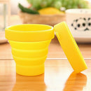 3Pcs Outdoor Portable Silicone Telescopic Drinking Collapsible Folding Cup  T5T6