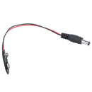 5 Unit 5.5 x 2.1 mm D. C. Power Plug Machine Buckle 9 V Battery Cable Conne L3I5