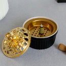 Matte Ceramic Incense Burner Incenser Holder Home Deco Aromatherapy