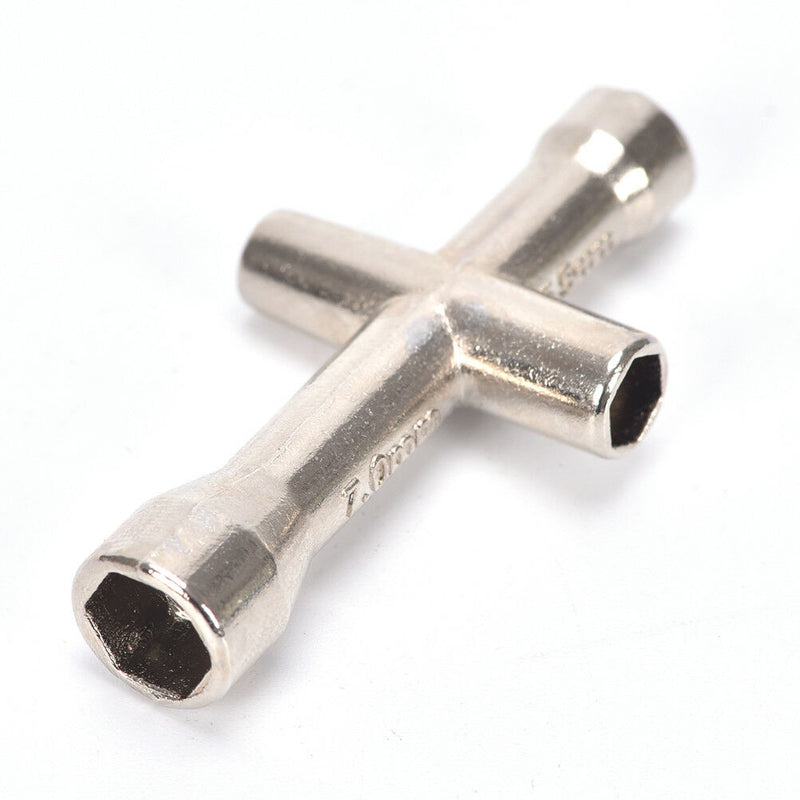 Mini M2 M2.5 M3 M4 Screw Nut Hexagonal Cross Wrench Sleeve Maintenance Tool .ES
