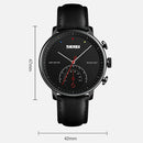 Skmei Business Quartz Men'S Watch Fashion Simple Leather Strap Watch Alloy