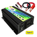 300W Home Car Power Inverter DC12V to AC220V Converter Adapter Dual USB