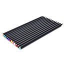 12Pcs Pencil HB Diamond Color Pencil Stationery Cute Pencils Drawing Supplies 3c