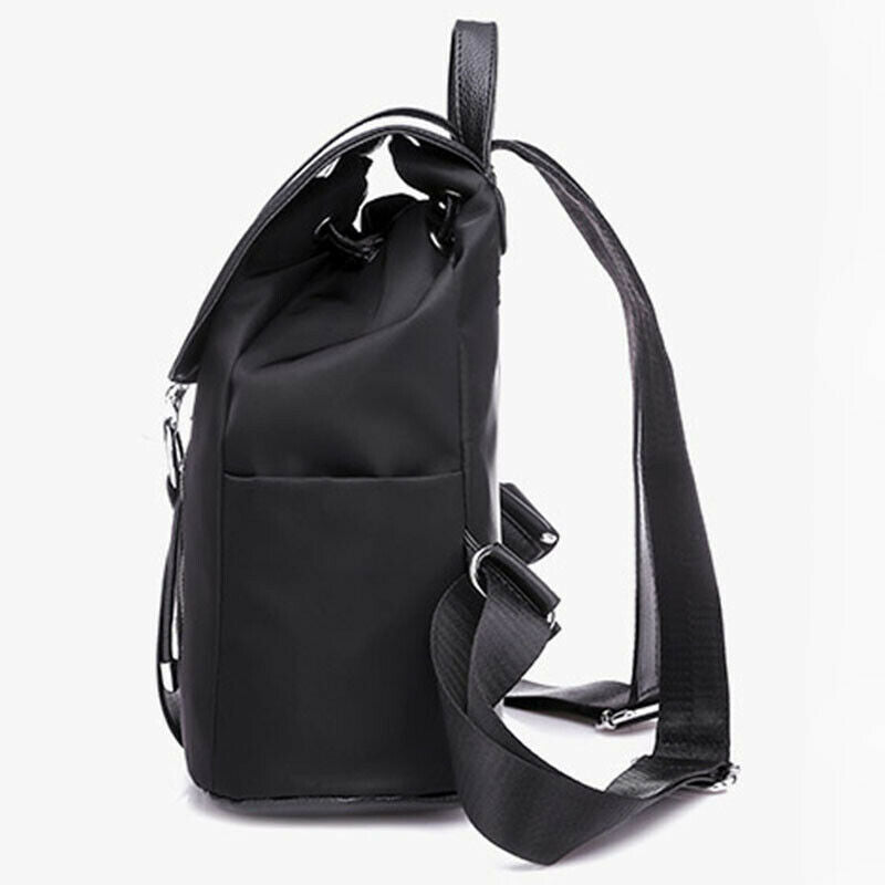 Fashion Waterproof Oxford PU Leather Backpack Girls School Bag Shoulder Bag G8N9