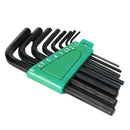 8Pcs Small Large Hex Allen Key 90 Degree Offset/Angled Wrench Metric To HQM