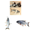 2Pieces Cat Lifelike Electric   Toys Cat Interactive Toys For Cats Supplies