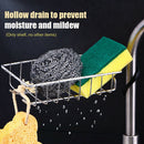 Faucet Storage Racks Sink Organizer Stainless Steel Draining Soap Sponge Dish