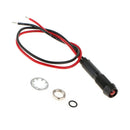 Red 12V LED Signal Indicator Warning Light Lamp w/Wire Lead Easy Install