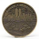 US 11 September 2001 911 Bronze Plated Commemorative Coin Metal Challenge CoinM&