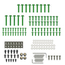 Bolt Kit Motorcycle Windscreen Hardware Fastener Clips Screws Green